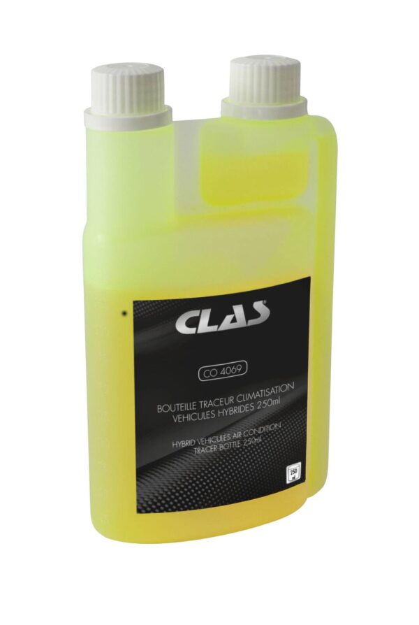 Bouteille traceur climatisation véhicules hybrides 250ml - CO 4069 - CLAS Equipements