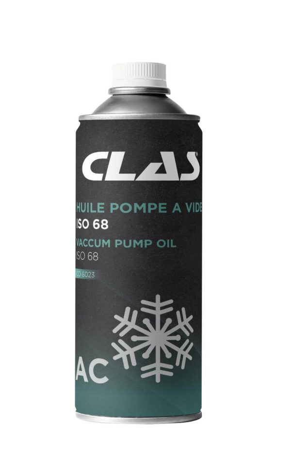 Huile climatisation pompe à vide ISO 68 500ml - CO 6023 - CLAS Equipements