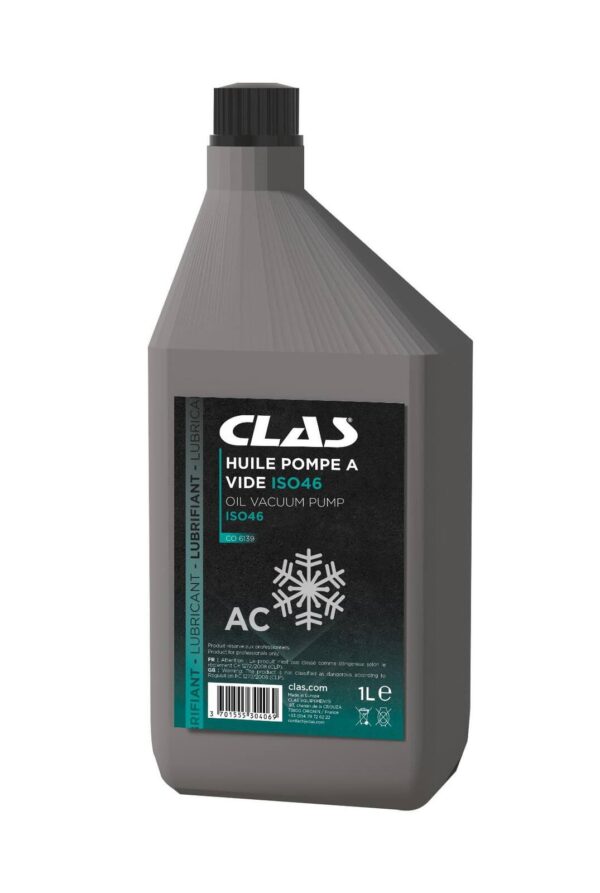 Huile pompe a vide iso46 1l - CO 6139 - CLAS Equipements