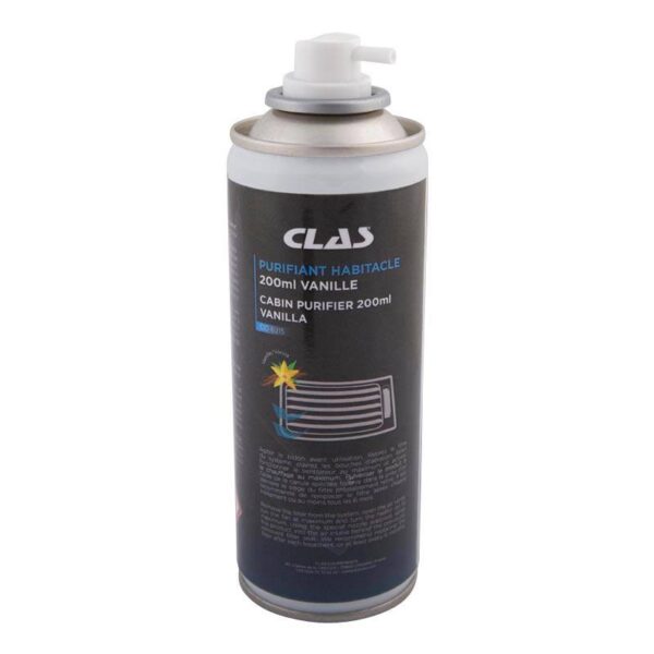Spray purifiant conduits d'air et habitacle 200ml vanille - CO 6215 - CLAS Equipements