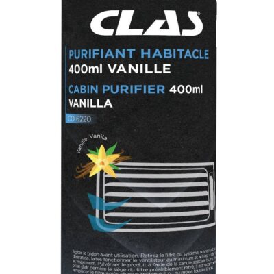 Spray purifiant conduits d'air et habitacle 400ml vanille - CO 6220 - CLAS Equipements
