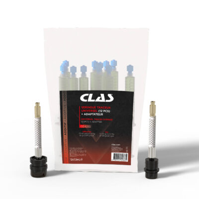 Seringue traceur universel 7,5ml (12 pcs) + adaptateurs - CO 6253 - CLAS Equipements