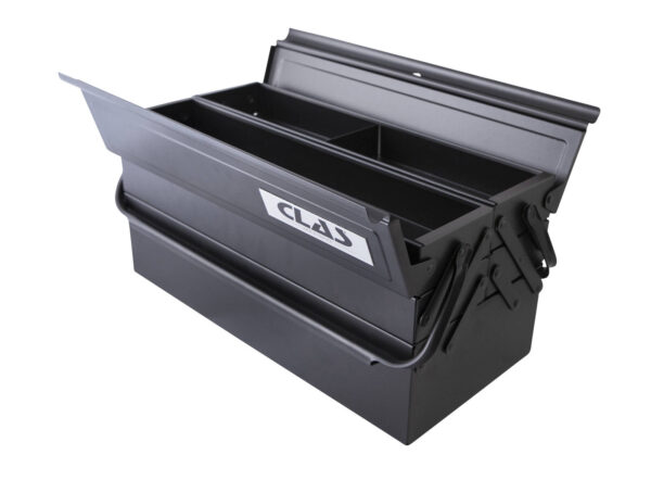 Boite à outils métal 3 étages/6 compartiments L.450 x l.206 x H.222mm - EG 0061 - CLAS Equipements – Image 2