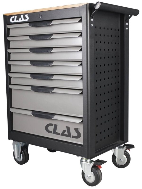 Servante d'atelier 7 tiroirs 400Kg L.688 x l.459 x H.1035mm (sans outils) - EG 0087 - CLAS Equipements