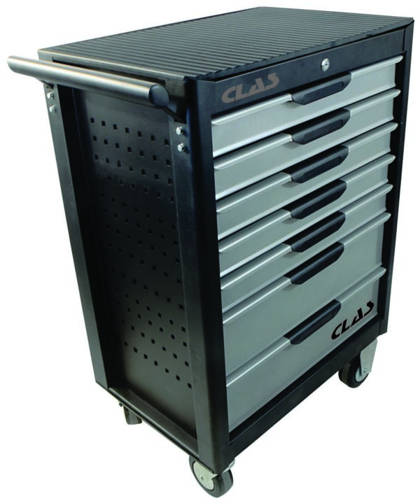 Servante d'atelier 7 tiroirs 400Kg L.688 x l.459 x H.1035mm (sans outils) - EG 0087 - CLAS Equipements – Image 2