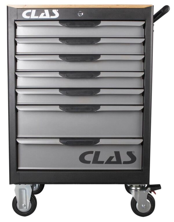 Servante d'atelier 7 tiroirs 400Kg L.688 x l.459 x H.1035mm (sans outils) - EG 0087 - CLAS Equipements – Image 3