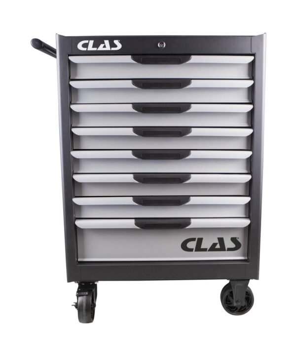 Servante d'atelier 8 tiroirs 400Kg L.688 x l.459 x H.1035mm (sans outils) - EG 0098 - CLAS Equipements
