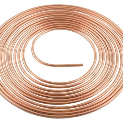 Couronne cuivre ø4.75mm L. 7,62M pour conduite de freins - EG 0565 - CLAS Equipements
