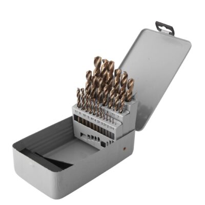 Coffret 25 forets HSS 5% Cobalt pour perçage de l'inox, aciers - EG 0680 - CLAS Equipements