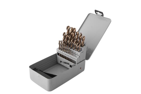 Coffret 25 forets HSS 5% Cobalt pour perçage de l'inox, aciers - EG 0680 - CLAS Equipements