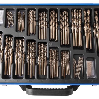 Coffret 170 forets HSS 5% Cobalt pour perçage de l'inox, aciers - EG 0681 - CLAS Equipements