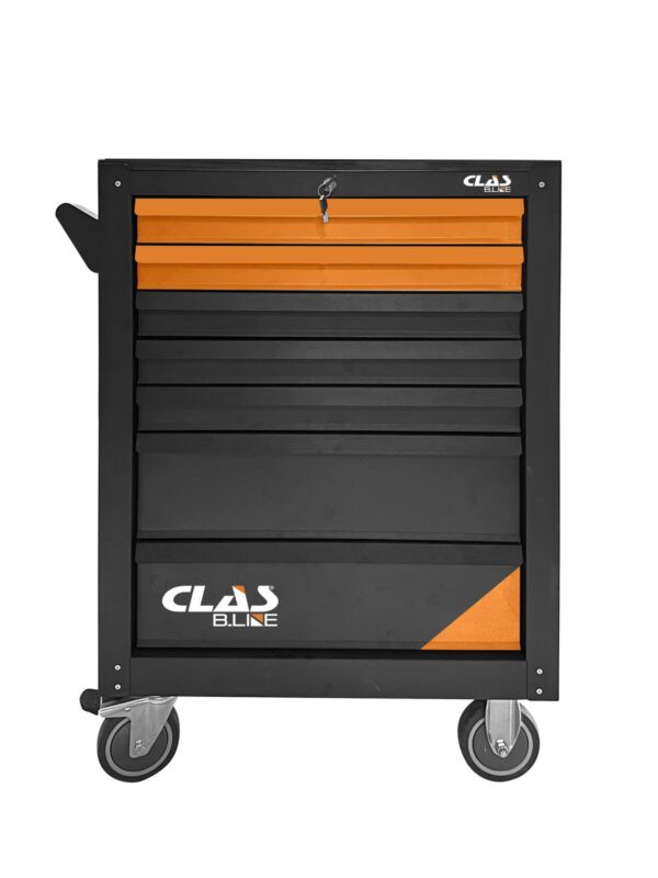 Servante 7 tiroirs + 214 outilsServante 7 tiroirs + 214 outils- EG 1100BL - CLAS Equipements – Image 3