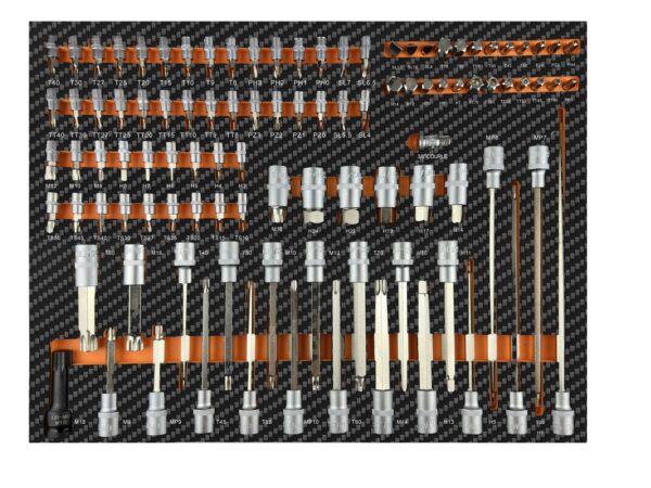 Servante 7 tiroirs + 214 outilsServante 7 tiroirs + 214 outils- EG 1100BL - CLAS Equipements – Image 6