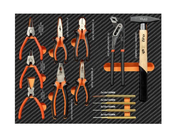 Servante 7 tiroirs + 214 outilsServante 7 tiroirs + 214 outils- EG 1100BL - CLAS Equipements – Image 8