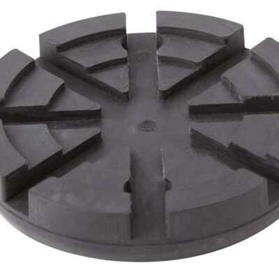 Tampon caoutchouc rond avec renfort plaque métallique ø125x24mm pour pont élévateur Nussbaum, AMI - EG 1147 - CLAS Equipements