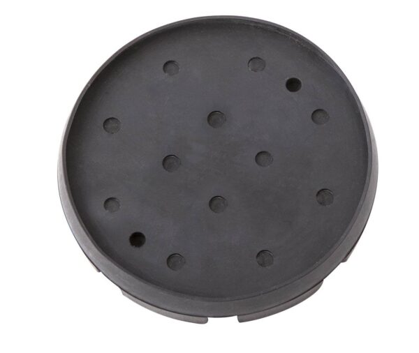 Tampon caoutchouc rond avec renfort plaque métallique ø125x24mm pour pont élévateur Nussbaum, AMI - EG 1147 - CLAS Equipements – Image 3