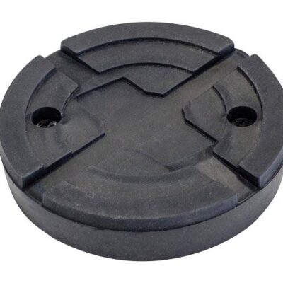Tampon caoutchouc rond avec enfort plaque métallique ø125x26mm pour pont élévateur SLIFT, IME - EG 1152 - CLAS Equipements