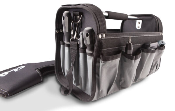 Sac à outils bandoulière à compartiments 20L/20Kg de L.410 x l.220 x H.270mm - EG 3101 - CLAS Equipements – Image 4