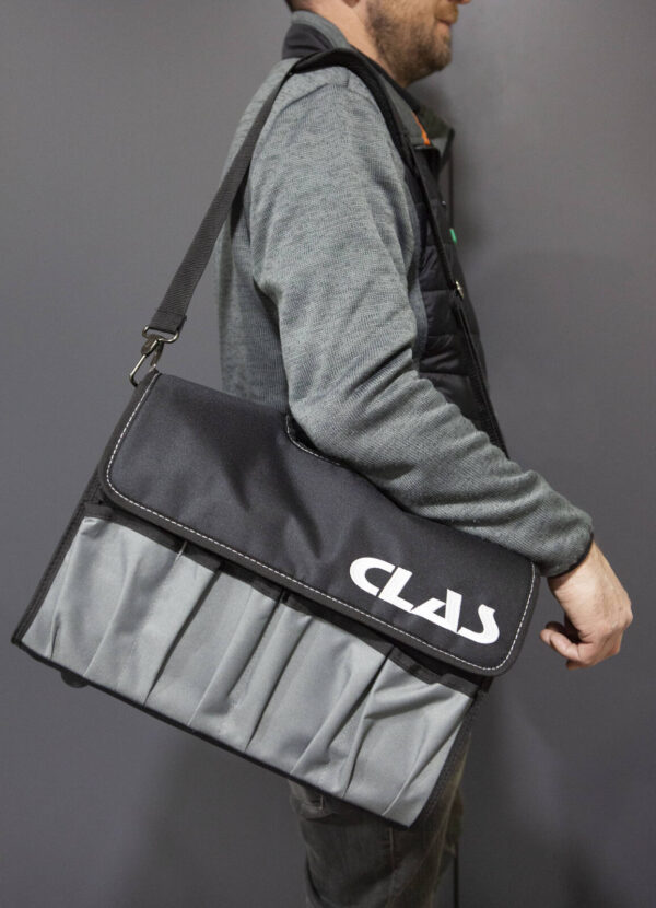 Sac à outils bandoulière à compartiments 20L/20Kg de L.410 x l.220 x H.270mm - EG 3101 - CLAS Equipements – Image 8