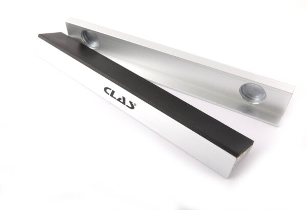Jeu de 2 mors magnétiques 200mm revêtement caoutchouc pour étau OM 4068 - EG 7054 - CLAS Equipements