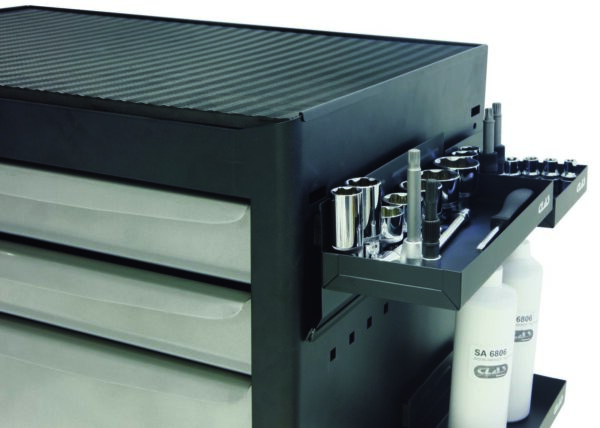 Jeu 4 bacs de rangement magnétiques pour servante d'atelier - EG 8004 - CLAS Equipements – Image 2