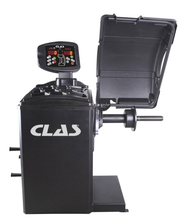 Pack équilibreuse à roues 28'' 230V 90W EQ 1000 + Lève roue semi-automatique EQ 0000 - EQ 0010 - CLAS Equipements – Image 2