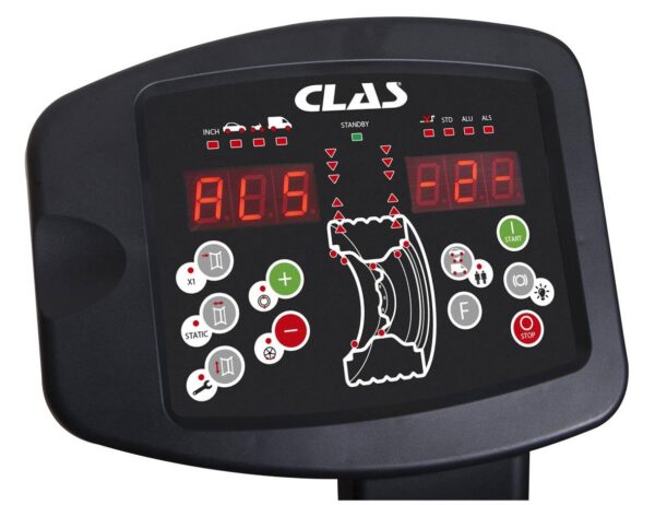 Equilibreuse à roues 28'' 3D automatique 230V 90W avec affichage digital + pointeur laser - EQ 2100 - CLAS Equipements – Image 4