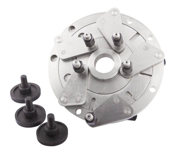 Plateau centrage universel cylindrique pour arbre d'équilibreuse ø40mm - EQ 6400BL - CLAS Equipements