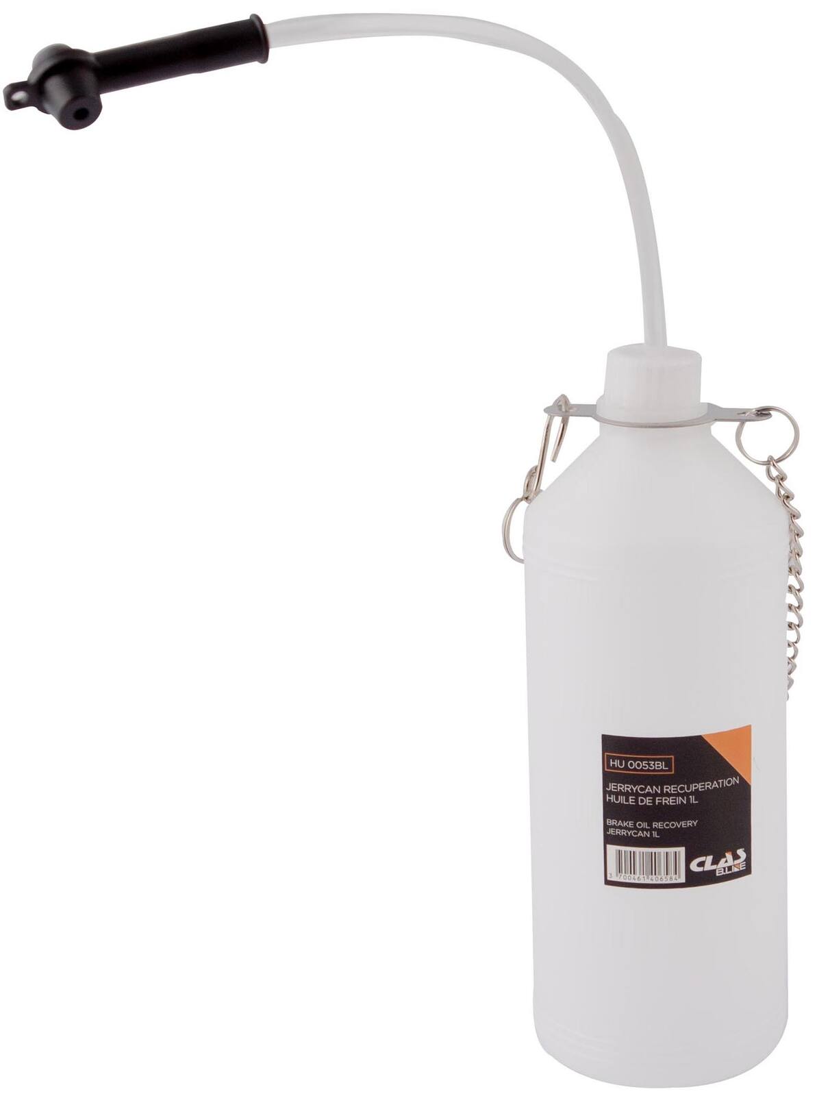 Jerrycan récupération huile de frein 1l - HU 0053BL - CLAS Equipements