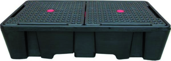 Bac rétention 1100L pour 2 x IBC - HU 0260 - CLAS Equipements
