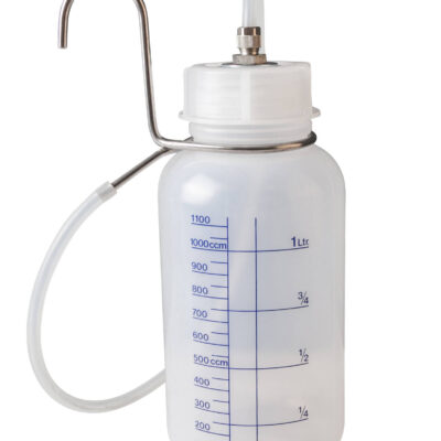 Bidon récupération liquide de frein gradué 1.5L pour purgeurs de freins - HU 1112 - CLAS Equipements