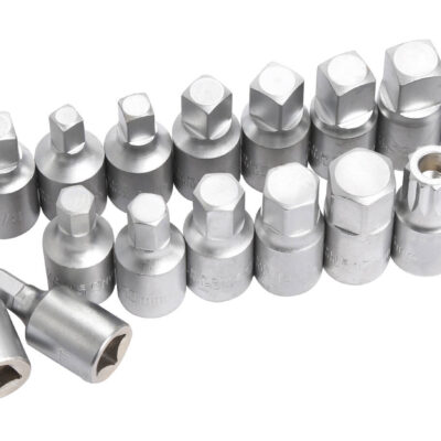 Coffret 18 embouts vidange 3/8" CrV - HU 2002 - CLAS Equipements