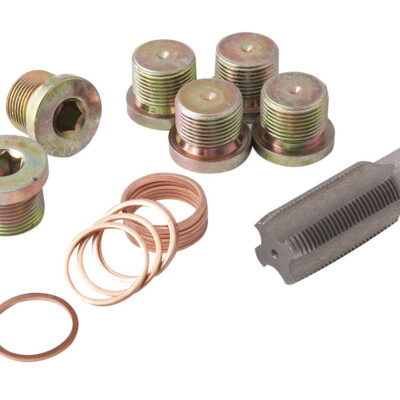 Lot de 6 bouchons + joints + taraud M17x1.5 pour réparation carter - HU 2054 - CLAS Equipements