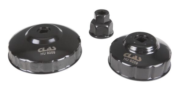 Coffret 3 clés filtres à huile ø 96x18, 76x12 et 27*6 pans 3/8" Renault/Nissan/Dacia/Opel - HU 9259 - CLAS Equipements – Image 2