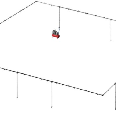 Kit réseau alu ø32mm L. 60M 8 descentes pour réseau d'air comprimé - KR 6032 - CLAS Equipements