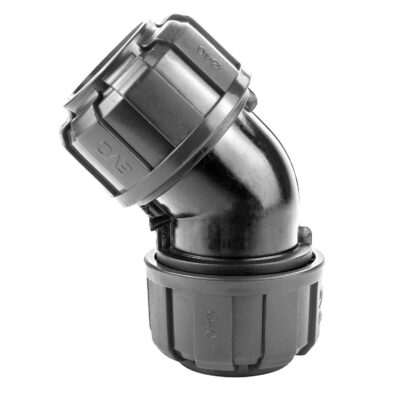 Coude composite ø40mm à 45° pour réseau d'air comprimé - KR 7003 - CLAS Equipements