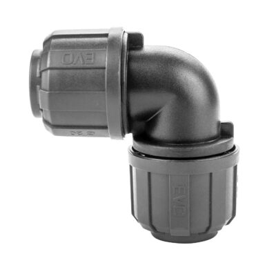 Coude composite ø16mm à 90° pour réseau d'air comprimé - KR 7004 - CLAS Equipements