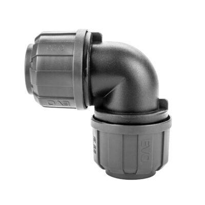 Coude composite ø25mm à 90° pour réseau d'air comprimé - KR 7006 - CLAS Equipements