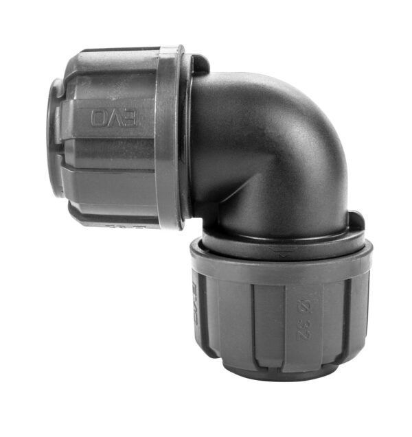 Coude composite ø32mm à 90° pour réseau d'air comprimé - KR 7007 - CLAS Equipements