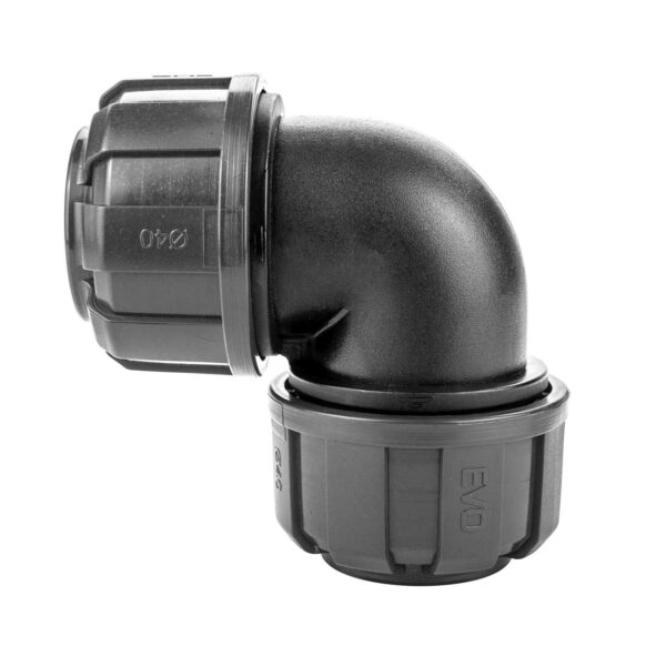 Coude composite ø40mm à 90° pour réseau d'air comprimé - KR 7008 - CLAS Equipements