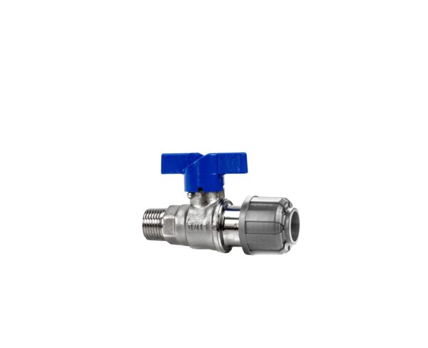 Vanne pour tube ø25 fileté mâle 3/4"G pour réseau d'air comprimé - KR 7053 - CLAS Equipements
