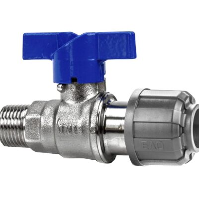 Vanne d'arrêt montage applique 1"1/2 sur réseau ø32 pour réseau d'air comprimé - KR 7061 - CLAS Equipements