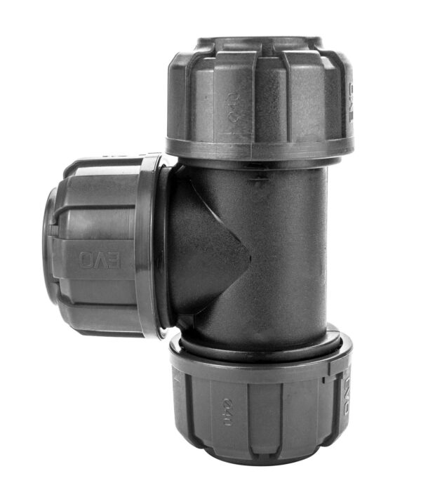 TE composite égal ø40mm pour réseau d'air comprimé - KR 7077 - CLAS Equipements