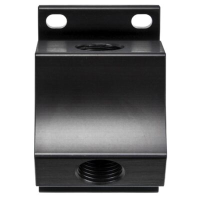 Applique murale alu 3 taraudage F 1/2"G avec purge à percer 1/4" pour réseau d'air comprimé - KR 7078 - CLAS Equipements