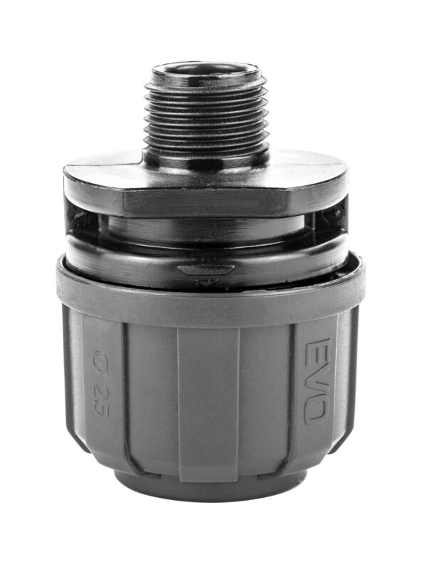 Connecteur tube composite ø20 x M 3/4"G pour réseau d'air comprimé - KR 7083 - CLAS Equipements