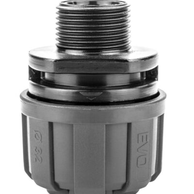 Connecteur tube composite ø32 x 1"1/4G pour réseau d'air comprimé - KR 7088 - CLAS Equipements