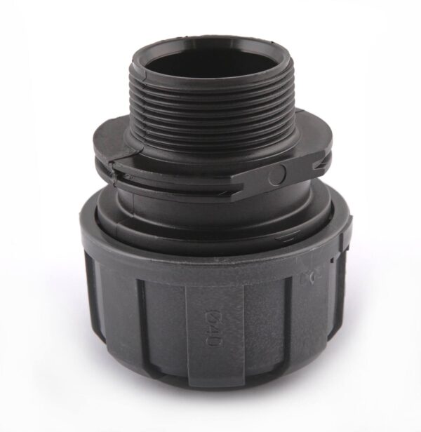 Connecteur tube composite ø40 x 1"1/2G pour réseau d'air comprimé - KR 7090 - CLAS Equipements