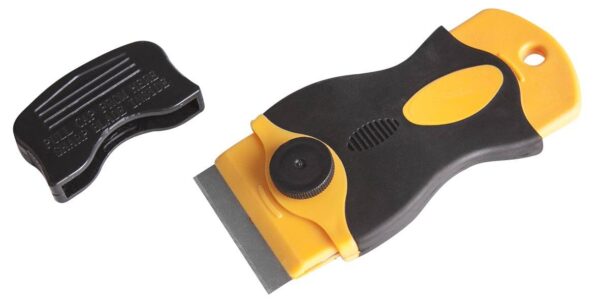 Racloir plastique avec lame 38 x 19 mm "Spécial carrosserie" - OC 0307BL - CLAS Equipements