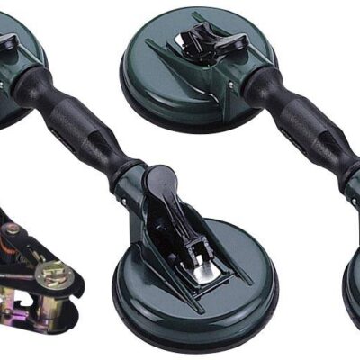 Paire de ventouses ø120mm 120Kg + sangle à cliquet 5M - OC 0600 - CLAS Equipements