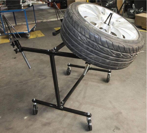 Chevalet préparation 4 jantes Ht. 870 à 1050 mm - OC 0780 - CLAS Equipements – Image 2